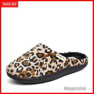 Memory Foam Terry Clog Slippers with Wide Widths, Machine Washable